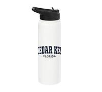 Cedar Key Florida Vintage Stainless Steel Insulated Water Bottle