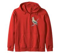 Cedar Waxwing Bird Hermosa Ornitología Sudadera con Capucha