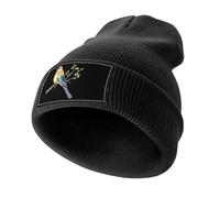 Cedar Waxwing Bird Watercolor - Gorro suave para hombre, gorro de invierno cálido y holgado para mujer