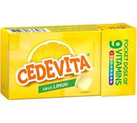 Cedevita Multivitamin Gominolas saludables y dulces con 9 vitaminas esenciales con sabor a cristal de naranja - Una bolsa llena de vitaminas para fortalecer el sistema inmunológico - Paquete de 8
