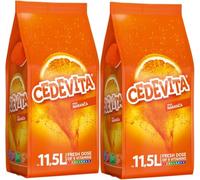 Cedevita naranja 2 x 1 kg de polvo efervescente de naranca con 9 vitaminas para 26L de bebidas sin alcohol
