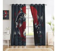 CEDNXOER Cortinas Opacas Yin Y Yang Tai Chi Animales para Sala De Estar, 140×225cm, con Estampado Koi Japonés, con Ojales, Aislamiento TéRmico, ReduccióN Ruido, Juego De 2