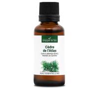 CEDRO DEL ATLAS - 30 mL - Aceite Esencial Orgánico de Calidad Superior - 100% Puro, Natural, Quimiotipado y Certificado Cosmos