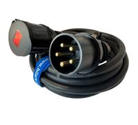 CEE Cable de Extensión de Corriente Fuerte Goma H07RN-F 5G4mm IP44 32A 1-45m