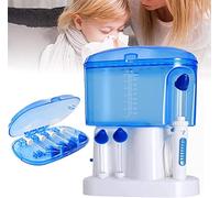 CEEBUS Enjuague Nasal eléctrico con irrigación de Lavado Nasal, máquina de Limpieza de Nariz de 1000 ml con 4 boquillas, Limpiador de Lavado Nasal para Alivio de alergias y sinusitis