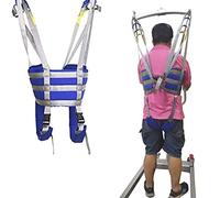 CEEBUS Grúa de Paciente Cinturón de traslado Profesional Ajustable, arnés para Pacientes para máquina de traslado, arnés para elevación de Pacientes, bipedestador para Ancianos (Size : L)