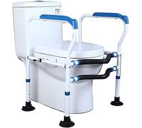 CEEBUS Marco de Seguridad para Inodoro Marco de Seguridad para el Inodoro, Marco de Seguridad para el baño, Ajustable en Altura y Anchura, se Adapta a Todos los inodoros.