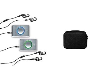 Ceecoach 2 Duo Set blanco con bolsa de transporte.