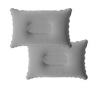 Ceeyoll 2 Pcs Cojines Inflables, 27 X 43 Cm, Portátil y Ligera, Gris