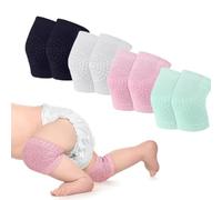 Ceeyoll 4 Pares Rodilleras Bebe Gateo, Rodilleras Para Bebé, Rodilleras Para Bebé Para Gatear, Rodilleras De Algodón Para Niños, Rodilleras Bebe, ProteccióN De Rodillas Para BebéS Que Aprenden A Gatea