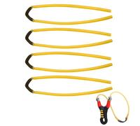 Ceeyoll 4 Tiras Gomas para Tirachinas Professional, Gomas Recambio para Tirachinas de Inserción del Yugo en el Tubo,Durable y Fuerte para Cazar Tirachinas y Actividades Recreativas.