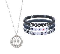 Ceeyoll Conjunto de Stray Kids,pulsera de tendencia coreana,pulsera de Kpop,regalo para fans de Straykids,pulser de regalo de cumpleaños y Navidad para fans.