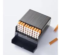 Ceeyoll Estuche para Cigarrillos, Pitilleras Para Cigarrillos,Pitilleras De Cuero Metálico,Cigarette Case de Plastico Pitilleras,para 40 Cigarrillos Un Gran Regalo Para Los Entusiastas Del Tabaco.