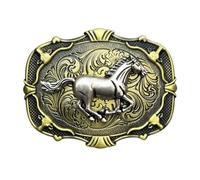 Ceeyoll Hebilla para cinturones, Hebillas de Cinturón de Caballo para Hombre Vaquero Occidental Hebillas metalicas,Hebilla Reversible para cinturones hebilla rectangular para Hombres Mujeres Cinturón.