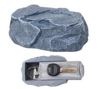 Ceeyoll Piedra Escondida Para Llaves,Escondite De Llaves Piedra,Escondite De Piedra Angular,Piedra Falsa Con Compartimento Secreto,Adecuado Para Jardines, Patios Y Esconder Llaves Al Aire Libre.