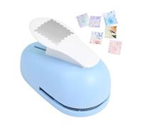 Ceeyoll Stamp Puncher Azul, Herramienta De Bricolaje Perforadora De Agujeros Cuadrados Pequeña Y Portátil Adecuada Para Hacer Tarjetas Álbumes De Recortes Sobres Y Etiquetas.