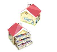 Cefa Toys- Casita de actividades creativas bluey, 40 piezas. Apto para niños a partir de 3 años