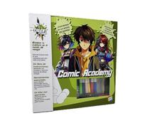 Cefa Toys - Comic Academy Talent Studio - Kit de Dibujo Manga y Cómic Infantil - Set Creativo con Rotuladores, Guía de Estilo, Plantillas, Bloc y Accesorios - Arte Japonés para Niños desde 8 Años