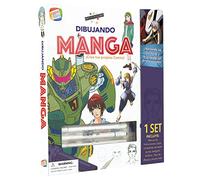 Cefa Toys - Dibujando Manga Petit Picasso, Kit de Bloc de Dibujo Guiado de Comic Manga con accesorios incluidos, Apto para Niños a Partir de 8 años