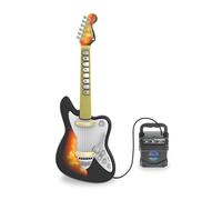 Cefa Toys - Guitarra Eléctrica con Amplificador Jam Hero, con 4 Tipos de Guitarra, Acústica, Stratocaster, Telecaster y Metal, Incluye Luz, Correa, Amplificador por Bluetooth y Entrada de Audio