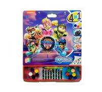 Cefa Toys- Libro De Pegatinas para Pintar Giga Block Patrulla Canina 4 En 1, Multicolor (21909)