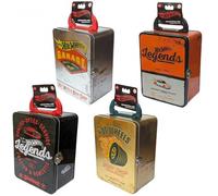 Cefa Toys Maletín metálico Vintage Hot Wheels – Capacidad 18 coches – Organizador 3+