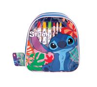 Cefa Toys Mochila actividades Stitch, pinturas,hojas de dibujo, plantillas. Apto para niños a partir de 3 años.