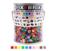 Cefa Toys-Pix Brix Pixel Art Bote 1500 Piezas.Colores Surtidos,Gama Media,construcciones Horizontal,Vertical,Diagonal.CREA mosaicos,Figuras 2D,3D,Compatible Otras Marcas,Niños a Partir 6 años.