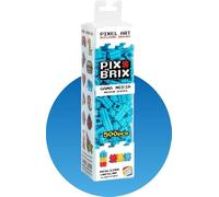 Cefa Toys- Pix Brix Pixel Art,Juguete de construcción en Horizontal,Vertical y Diagonal,CREA mosaicos,Figuras en 2D y 3D, 500 Piezas Azules,Compatible con Otras Marcas,Niños a Partir de los 6 años.