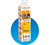 Cefa Toys- PIX BRIX Pixel Art Set 500 Piezas Amarillas Gama Media, Color (57001)