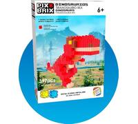 Cefa Toys PIX BRIX Pixel Art Dinosaurios T Rex 397 Piezas, Surtido, Pequeño