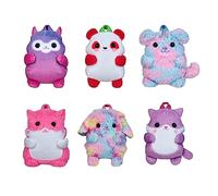 Cefa Toys Real Littes Mini Mochila animalitos de Peluches, Incluye 4 Mini Accesorios de papeleria,1 mosquetón. Apto para niños a Partir de 6 años.
