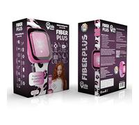 Cefa Toys - Reloj Inteligente Holawatch Fiber Plus Pink, Entretenimiento para Niños, con 4G LBS/WIFI, Tarjeta SIM, Cámara, Juegos, Llamadas, Videollamadas, Correa Extra, Protector de Pantalla