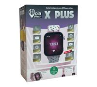 Cefa Toys - Reloj Inteligente Holawatch X Plus Pink Android, con 4G LBS/WIFI, GPS, Tarjeta SIM, Cámara, Juegos, Llamadas, Videollamadas, Whatsapp, Medidor de Pasos, Correa Extra, Protector de Pantalla