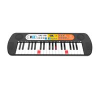 Cefa Toys Teclado Luminoso 37 Teclas, 22 Canciones Aprendizaje,7 Ritmos, 8 Tonos, 3 Almohadillas de Sonido, Altavoz y Micrófono.