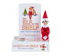 Cefa Toys The Elf on The Shelf: Una Tradición Navideña - Edición en Español, Libro Ilustrado con Scout Elf Niño y Caja de Colección
