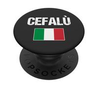 Cefalù Italia Italiana Bandera Italia Cefalù PopSockets PopGrip Adhesivo