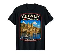 Cefalú Sicilia Vacaciones a Cefalú Viaje Familiar Cefalú Coincidencia Camiseta