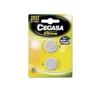 CEGASA CR2032 Pack 2 Pilas Botón de Litio
