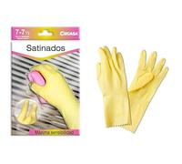 CEGASA Guantes Látex Satinados 100 gramos M