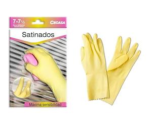 CEGASA Guantes Látex Satinados 100 gramos M