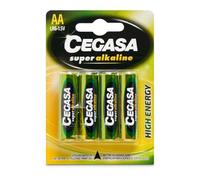 CEGASA pila alcalina AA LR6 blíster 4 uds