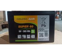 CEGASA Pila SUPER60 9V 55AH, Negro, Estandar
