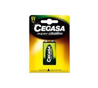 CEGASA Superalkaline - Pack Battery 6LR61, Green