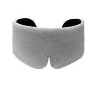 Ceguera para ojos, cubierta para, 11 x 3.7 x 0.4 pulgadas, máscara de viaje con bloqueo de luz, sombra de ojos elástica, ajuste cómodo, ideal para avión, tren, hogar, cama, azul oscuro