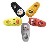 Ceguimos - Pack de 5 Pares Calcetines Invisibles para Bebé Niños - Antideslizante, Set 1, 1-3 Años