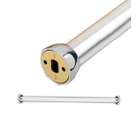 CEHJZQRPL Barra de Armario, Barra de Armario Mate for Colgar Ropa o Cortinas, Barra de Armario Resistente for Guardar Ropa(Silver,50cm/1.6ft)