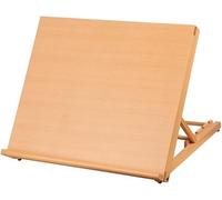 CEHJZQRPL Caballete de dibujo portátil de madera for escritorio, caballete de mesa for artista, caballete for pintura al óleo con acuarela, suministros de arte(M)