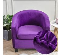 CEHJZQRPL Fundas para sillas Slipcovers Funda de Terciopelo for sillón, Funda elástica Gruesa, 2 Piezas, Funda de sofá, Fundas Protectoras de Muebles Lavables for sillones de Club