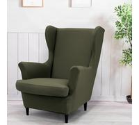 CEHJZQRPL Fundas para sillas Slipcovers Funda elástica for sillón Wingback de 2 Piezas, Funda for sofá, Funda for sillón, Lavable, Antideslizante, Protector de Muebles for Sala de Estar y Dormitorio